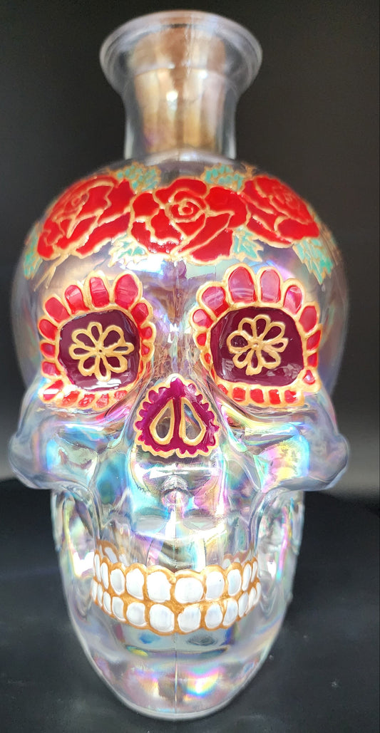 Iridescent Skull Decanter
