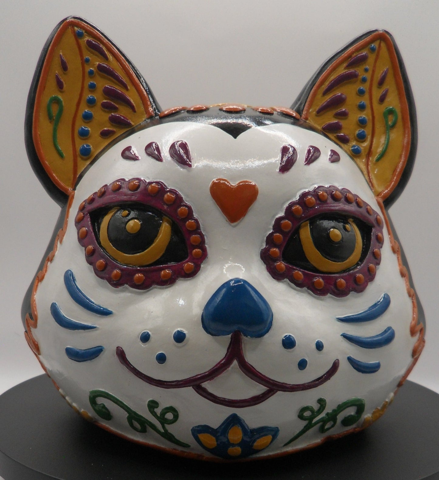 Day of the Dead Cat Skull