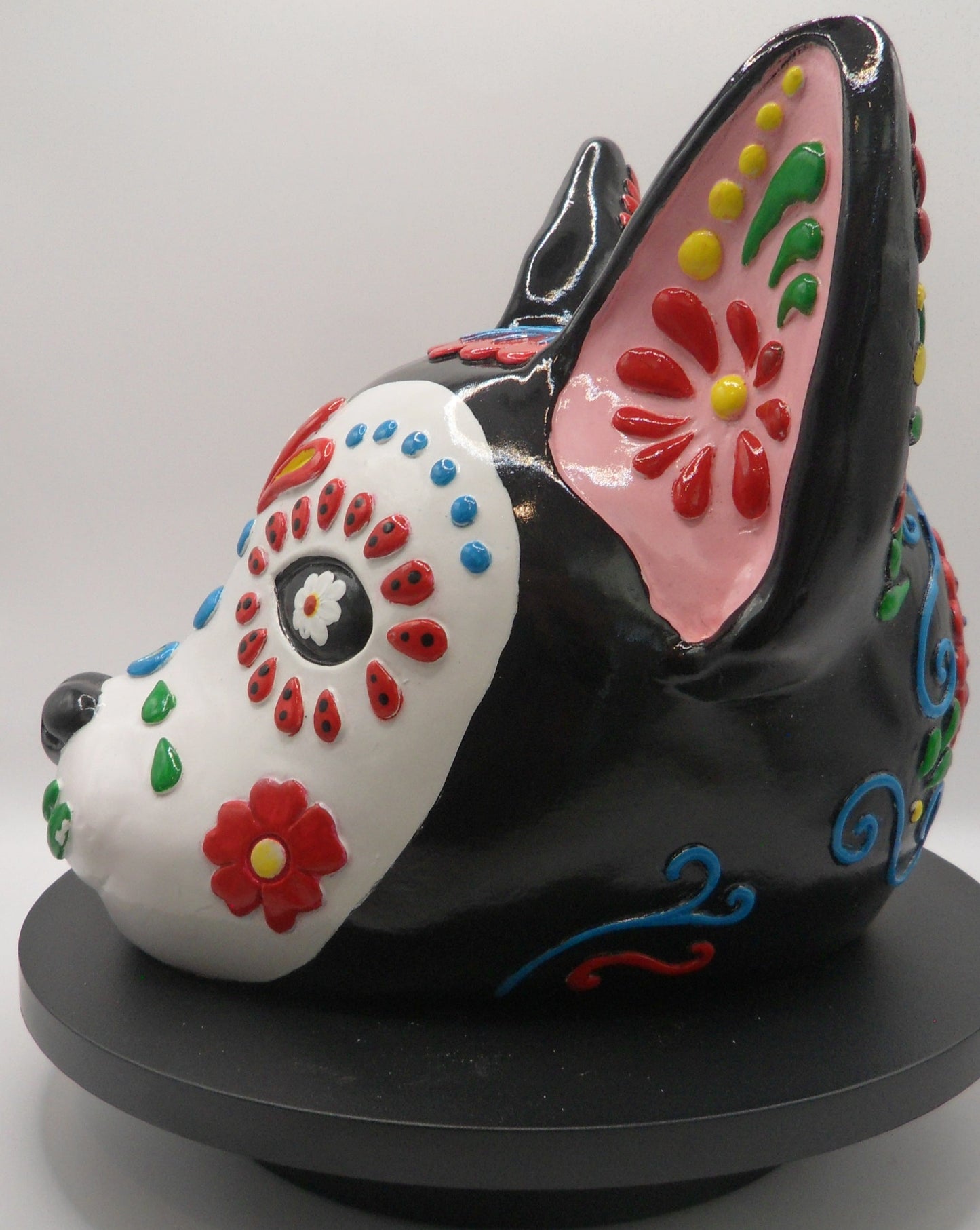 Day of the Dead Dog Skull